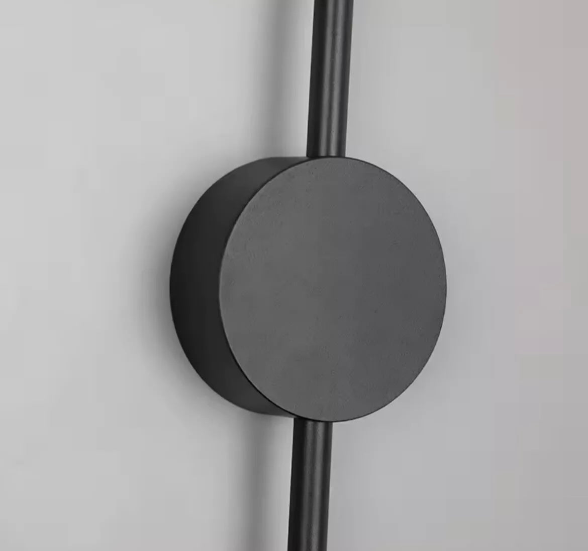 Modern Slim LED Wall Light Linear Stick In Black - Warm White