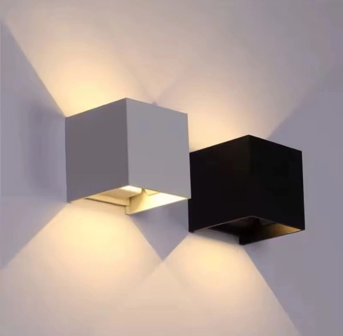 Led Outdoor Up And Down Adjustable Square Wall Light