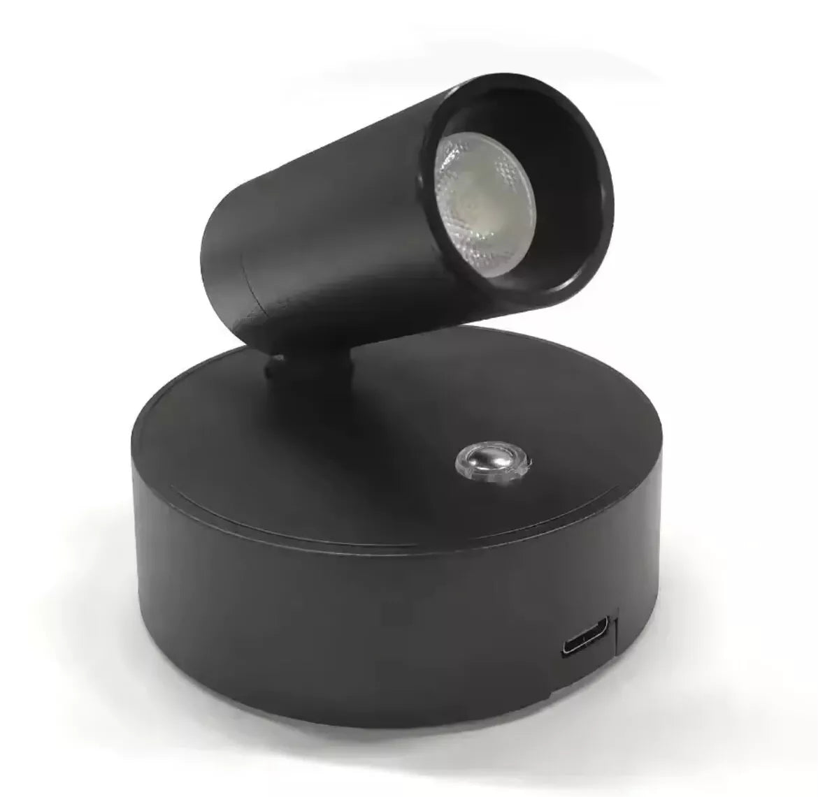Wireless Rechargeable Led Touch Adjustable Bedside Wall Light - Black/White/Gold