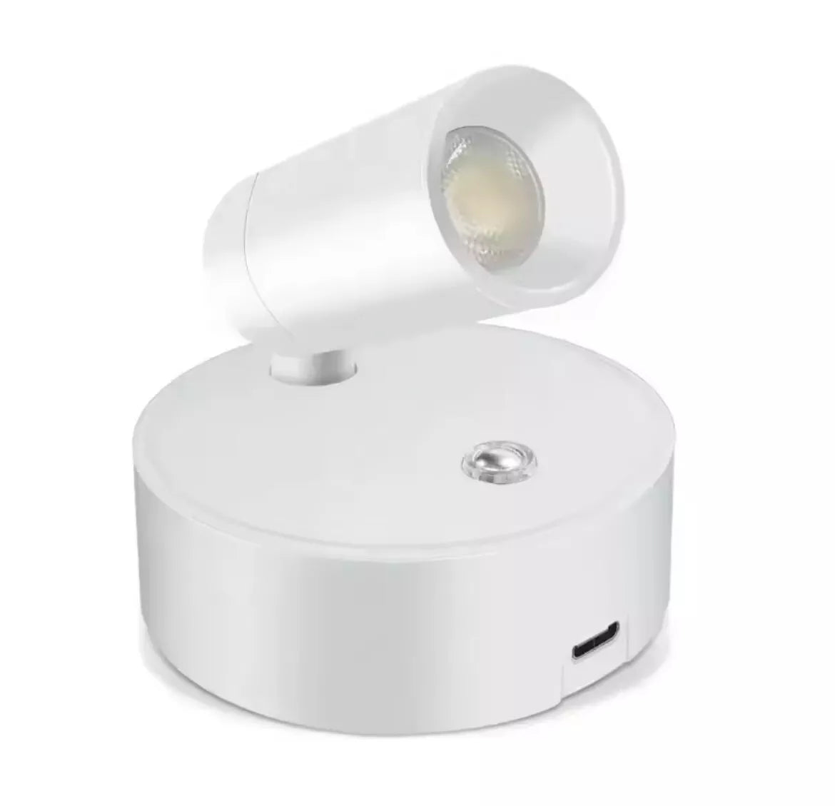 Wireless Rechargeable Led Touch Adjustable Bedside Wall Light - Black/White/Gold