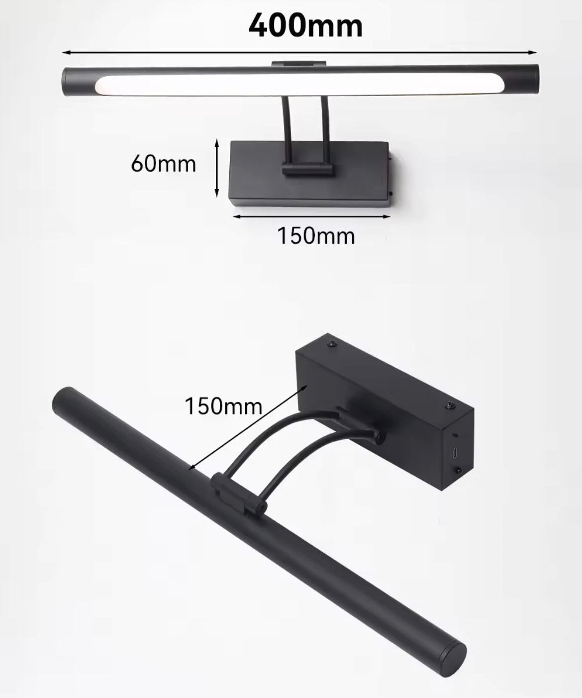 Wireless USB Rechargeable LED Wall Picture Light With Remote Control 40cm