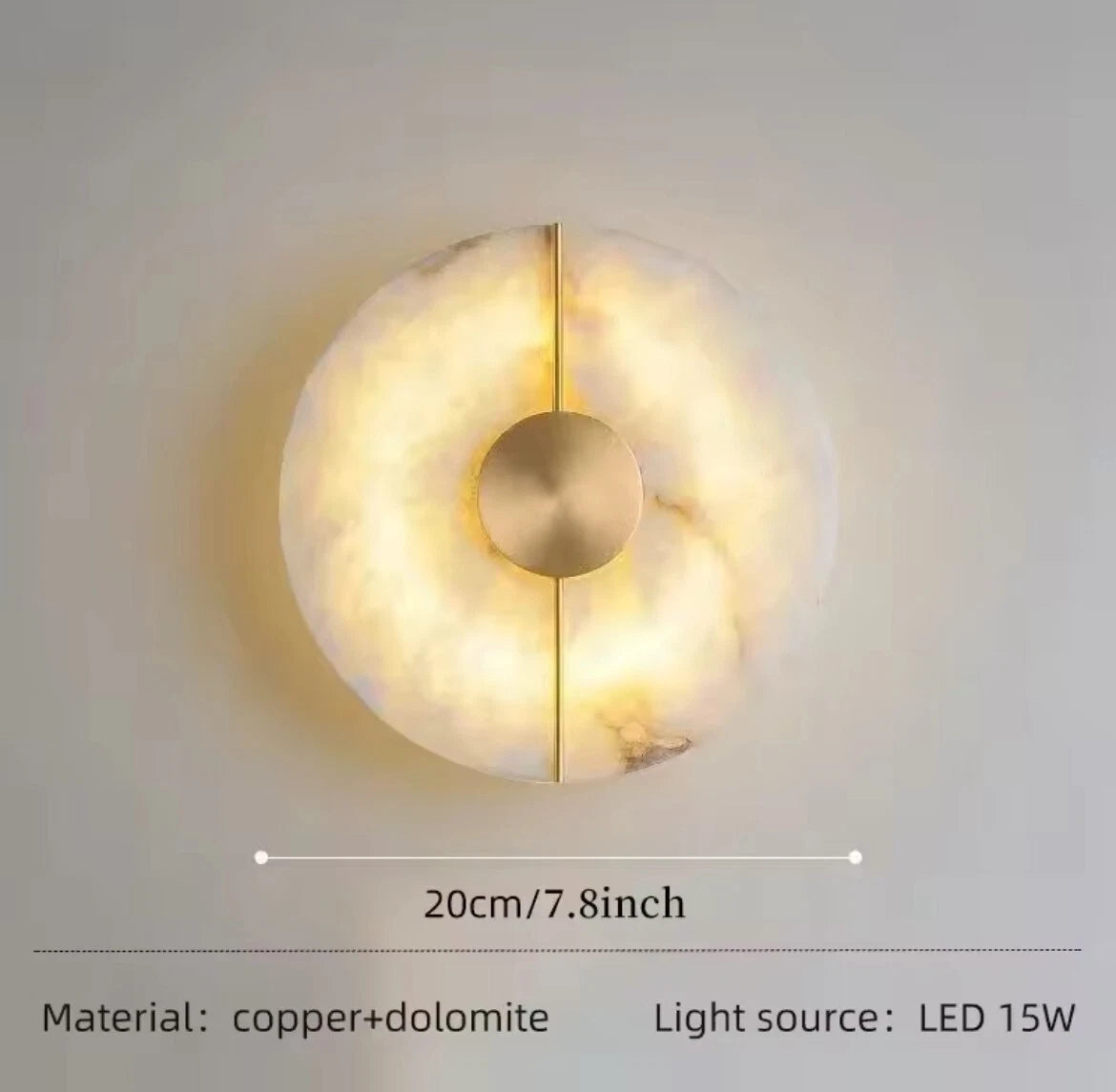 Modern Luxury Marble Wall Light Sconce
