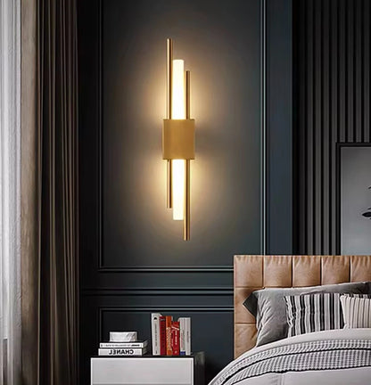 Nordic Wireless LED Wall Light Sconce USB Rechargeable Touch On/Off